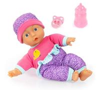 Bayer Design 93003AA bambola morbida, bambolotto, 30 cm, coccole, con biberon, ciuccio