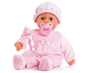 Bayer Design 93824CK Interactive baby doll, talking, soft body, sleeping eyes, c