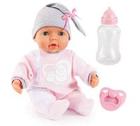 Bayer Design 93829AA My Piccolina Interactive baby doll, moves mouth, talking, s