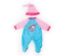 Bayer Design bambole 40-46cm, pagliaccetti, berretto con bel motivo a sirena, vestito, Colore turchese, rosa, 84680AA