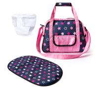 Bayer Design Borsa fasciatoio per bambole 69016AA con pannolini e accessori