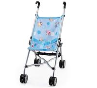 Bayer Design Buggy Carrozzina per bambole pieghevole | Carrozzina per bambole con cintura di sicurezza integrata e ruote gemellate in mettalo