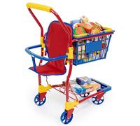 Bayer Design Carrello della spesa per bambole con sedile integrato