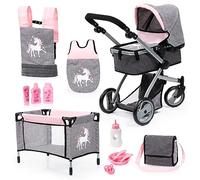 Bayer Design Carrozzina per bambole con accessori