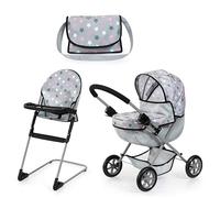 bayer Design Set di carrozzine per bambole Cosy, grigio