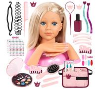 Bayer Design 90090AA Charlene Magic Nails testa per lo styling e il make-up con mani e unghie, trucco, accessori per capelli, adesivi, 30 cm