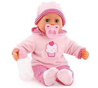 Bayer Design Design-93816AA 93816AA Bambola interattiva, parlante, 38 cm, Colore Rosa