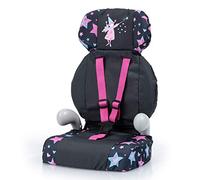 Bayer Design- Giocattolo, Seggiolino Auto, Accessori per Bambole con Cintura, Moderno, Colore Noir, étoiles avec fée, 67506AA