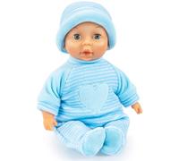 Bayer Design 92802AU Prima bambola, da coccolare, occhi che si chiudono, corpo morbido, blu, 28cm