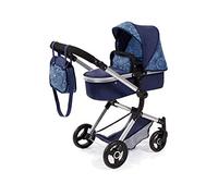 Bayer Design- Neo Vario Carrozzina per Bambole, Colore Azzurro, 18403AA