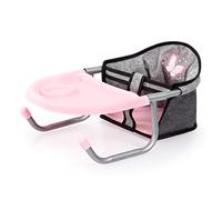 Bayer Design Seggiolino da tavolo per bambole, con vassoio integrato | facile da installare, per bambole fino a 46 cm, sedile imbottito, riponibile in poco spazio