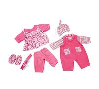 Bayer Design-84619AA Vestiti per Bambole, Tinta Unita, Colore Rosa, 84619AA
