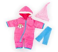 Bayer Design Vestiti per Bambole di 40-46cm, Tuta da Neve, Sciarpa e Berretto, Set Invernale, Abbigliamento con Unicorno