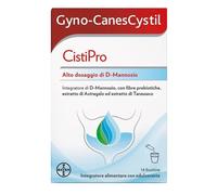 Bayer Gyno-CanesCystil CistiPro Integratore Vie Urinarie, 14 Bustine