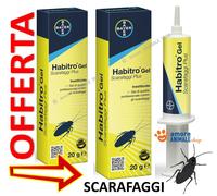 Bayer HABITRO Gel SCARAFAGGI Plus → 20 gr - Insetticida per BLATTE OFFERTA