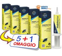 Bayer HABITRO GEL SCARAFAGGI → Siringa 20 gr - Insetticida BLATTE→ 5+1 OMAGGIO