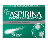 Bayer Italia - Aspirina 500 mg Dolore E Infiammazione - 20 Compresse Rivestite