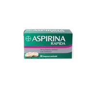Bayer Italia Aspirina Rapida 500 mg - Contro I Sintomi Da Influenza E Raffreddore 10 Compresse Masticabili