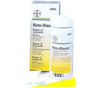 ascensia Keto-Diastix Strisce Reattive Test Glucosio e Corpi Chetonici nell'Urina 50 Pezzi