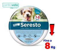 Bayer Seresto - Collare per CANI Fino e Oltre 8 kg → Cane piccolo e Grande