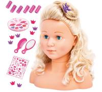 90005AB Bayer Design, Testa da truccare e pettinare, Super Model con Accessori, capelli biondi
