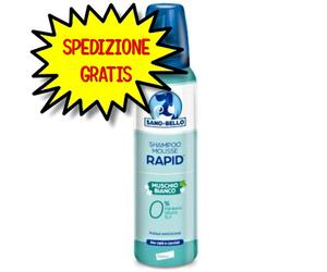 BAYER SHAMPOO MOUSSE SCHIUMA SECCA RAPID MUSCHIO BIANCO 300 ML- ELANCO
