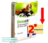 Bayer Vermifugo Antiparassitario per Cani e Gatti → 2 Compresse per Parassiti