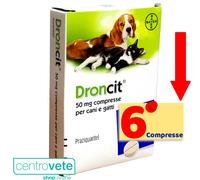 Bayer Vermifugo Antiparassitario per Cani e Gatti → 6 Compresse per Parassiti