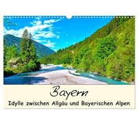 Bayern - Idylle zwischen Allgäu und Bayerischen Alpen (Wandkalender 2026 DIN A3 quer), CALVENDO Monatskalender: Impressionen aus Bayerns Alpenvorland