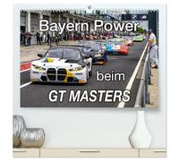 Bayern Power beim GT Masters (hochwertiger Premium Wandkalender 2026 DIN A2 quer), Kunstdruck in Hochglanz: Spektakuläre Rennszenen der ... Masters am Rennwochenende auf dem Nürburgring