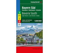 Bayern Süd, Straßen- und Freizeitkarte 1:200.000, freytag & berndt: Oberbayern - Niederbayern - Schwaben: AK 0220