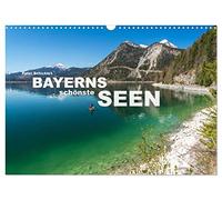Bayerns schönste Seen (Wandkalender 2026 DIN A3 quer), CALVENDO Monatskalender: Die wunderbaren bayrischen Gewässer in einem Kalender vom Reisefotografen Peter Schickert.