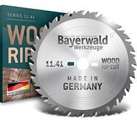 Bayerwald - HM lama per sega circolare - Ø 350 mm x 3,5 mm x 30 mm | lunghezza taglio dente piatto (24 denti)