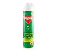 Baygon Spray con Cannuccia Extra Precision, Efficace contro Scarafaggi e Formiche, Protezione Continua fino a 4 Settimane, 1 Confezione da 400 ml