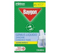 Baygon Liquido Elettrico Antizanzare, Diffusore e Ricarica, 27ml | Contro Zanzare Comuni e Tigre, Inodore