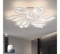 BAYHT Plafoniera LED Soffitto, 120W Lampada da Soffitto con Matter Compatibile con HomeKit, Alexa, Google e IFTTT, Moderna Plafoniera Intelligente per Soggiorno, Camera da Letto, Sala da Pranzo