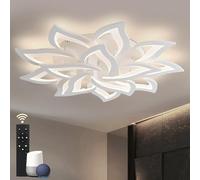 BAYHT Plafoniera LED Soffitto, 130W Lampada da Soffitto con Matter Compatibile con HomeKit, Alexa, Google e IFTTT, Moderna Plafoniera Intelligente per Soggiorno, Camera da Letto, Sala da Pranzo