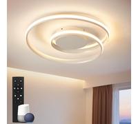 BAYHT Plafoniera LED Soffitto, 28W Lampada da Soffitto con Matter Compatibile con HomeKit, Alexa, Google e IFTTT, Moderna Plafoniera Intelligente per Soggiorno, Camera da Letto, Sala da Pranzo