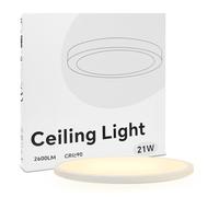 BAYHT Plafoniera Led Soffitto Moderna Plafoniera Salotto 3000K, 21W Lampada da Soffitto, Ø30CM Lampadario LED Moderna Luce Soffitto per Cameretta, Cucina, Soggiorno