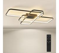 BAYHT Plafoniera Led Soffitto Moderna Plafoniera Salotto Dimmerabile, 70W Lampada da Soffitto, per Soggiorno, Camera da Letto, Sala da Pranzo