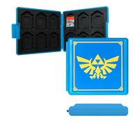 BAYINBROOK Custodia Porta Cartucce di Gioco per Nintendo Switch, Portatile Custodia per Carte Switch Titolare della Carta, Grande Capacità di 12 Slo (Blue Zelda)