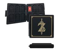 BAYINBROOK Custodia Porta Cartucce di Gioco per Nintendo Switch, Portatile Custodia per Carte Switch Titolare della Carta, Grande Capacità di 12 Slot (Black Zelda)