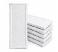 BAYLI Set 4 Mocio Lavapavimenti Microfibra Ricambio Wischmopp 50 cm Bianco