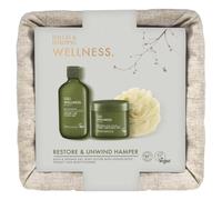 Baylis & Harding Wellness Ladies Restore & Unwind Hamper Gift Set 1 Pack | Zenzero, lime e foglia di basilico, 97% di derivazione naturale, vegano
