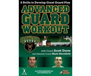 Baylor Advanced Guard Workout - Scott Drew : Basketball Coaching DVD Bears Coach