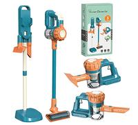 BAYMI Aspirapolvere Giocattolo Bambini 3-in-1, Aspirapolvere Bambini che Funziona Davvero - Gioco Educativo di Imitazione, dai 3 Anni in Su
