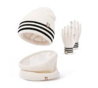 Baynetin Set Invernale 3-in-1 Bambini | Cappello Termico + Sciarpa in Pile & Guanti Touchscreen (4-10Anni) - Completo Antivento con Rivestimento Morbido, Ideale per Sci/Giochi sulla Neve