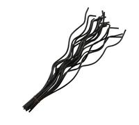BAYNOPURIN Bastoncini Diffusori 20 Bastoncini diffusori ondulati Lunghi 28 cm, profumazione for la casa, Deodorante for Ambienti al caffè Nero, di Ricambio in Rattan(Black)