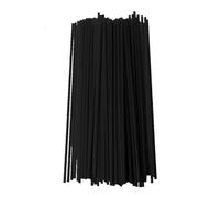 BAYNOPURIN Bastoncini Diffusori 50 Bastoncini di Deodorante for Ambienti Extra Spessi Fai da Te, diffusore in Rattan, Fibra, fragranze for la Decorazione della casa(Black 20cm Dia 3.0mm)