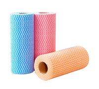 BAYORE 50 pezzi di spugne abrasive per uso quotidiano pigro rotoli usa e getta asciugamani da cucina strumenti per la pulizia dei piatti panni usa e getta per la pulizia della cucina